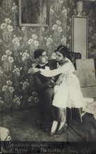 Владимир Маяковский и Лиля Брик. Кадр из фильма. (1918)