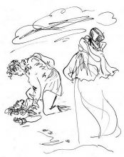 Е.Шипицова. Ленский убит. Иллюстрация к роману -Евгений Онегин-. 2020. Тушь, перо Е.Шипицова. Ленский убит. Иллюстрация к роману -Евгений Онегин-. 2020. Тушь, перо