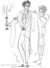 Е.Шипицова. Онегин возвращается домой под утро. Иллюстрация к роману -Евгений Онегин-. 2020. Тушь, перо Е.Шипицова. Онегин возвращается домой под утро. Иллюстрация к роману -Евгений Онегин-. 2020. Тушь, перо