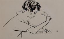 Бунин П.Л. Портрет "Пушкин, пишущий стихи" Бунин П.Л. Портрет "Пушкин, пишущий стихи"