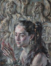 Верстов А. И. Аня. Память о Византии 2020, холст, масло Верстов А. И. Аня. Память о Византии 2020, холст, масло