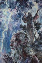 Верстов А. И. Иов Многострадальный (часть полиптиха) 2021. Холст, масло Верстов А. И. Иов Многострадальный (часть полиптиха) 2021. Холст, масло
