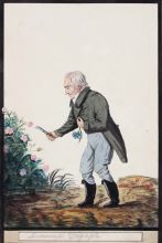 Неизвестный художник. Портрет аптекаря Гауера. Лист из альбома «Серия акварельных портретов, входящих в альбом «Город Воронеж в 1830-х годах XIX столетия» Неизвестный художник. Портрет аптекаря Гауера. Лист из альбома «Серия акварельных портретов, входящих в альбом «Город Воронеж в 1830-х годах XIX столетия»