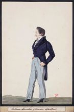 Неизвестный художник. Портрет Вильяма Дундека (William Thornton of Dundec). Лист из альбома «Серия акварельных портретов, входящих в альбом «Город Воронеж в 1830-х годах XIX столетия» Неизвестный художник. Портрет Вильяма Дундека (William Thornton of Dundec). Лист из альбома «Серия акварельных портретов, входящих в альбом «Город Воронеж в 1830-х годах XIX столетия»