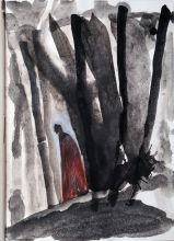 Миммо Паладино. Ад, Песнь I, Сумрачный лес. Акварель, бумага, 48х34 см Миммо Паладино. Ад, Песнь I, Сумрачный лес. Акварель, бумага, 48х34 см