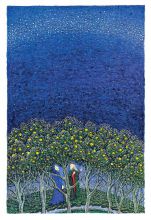 Моника Бейснер. Чистилище, песнь XXXIII, Чист и достоин посетить светила… Яичная темпера, бумага, 16,5x11 см Моника Бейснер. Чистилище, песнь XXXIII, Чист и достоин посетить светила… Яичная темпера, бумага, 16,5x11 см