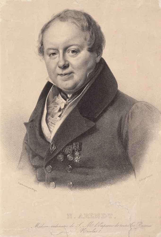 Крюгер Франц, Duriez. Николай Федорович Арендт (1786 - 1859). 1830-е. Бумага, литография