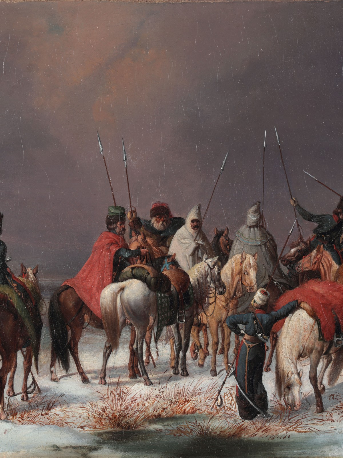 К.К. Шульц (1823 – 1876) Казачий разъезд. 1840-е К.К. Шульц (1823 – 1876) Казачий разъезд. 1840-е