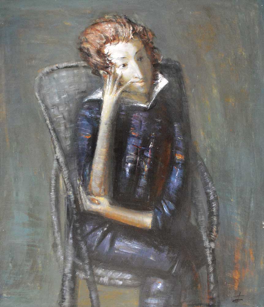 Борис Борисов «Поэт», 1998. Холст, масло, 85х75 Борис Борисов «Поэт», 1998. Холст, масло, 85х75