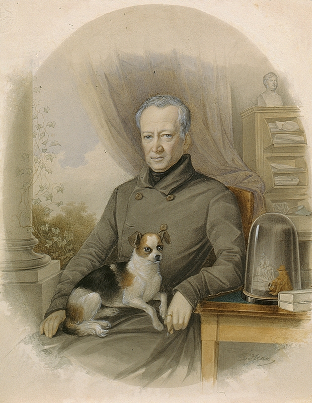 Гау Э.П. (1807-1887) Портрет Корфа Модеста Андреевича. 1800-1876. Конец 1860- начало 1870-х. Картон бристольский, акварель, белила, карандаш Гау Э.П. (1807-1887) Портрет Корфа Модеста Андреевича. 1800-1876. Конец 1860- начало 1870-х. Картон бристольский, акварель, белила, карандаш