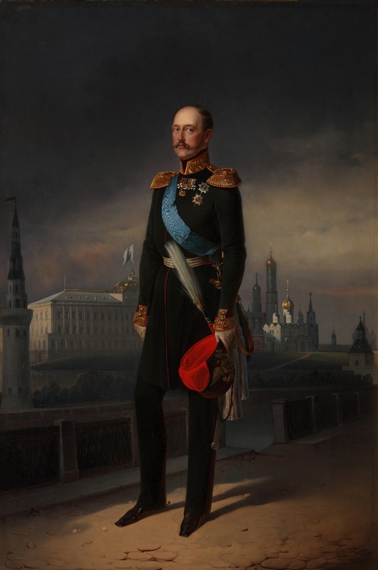 Е.И. Ботман Портрет императора Николая I. 1856. Холст, масло Е.И. Ботман Портрет императора Николая I. 1856. Холст, масло