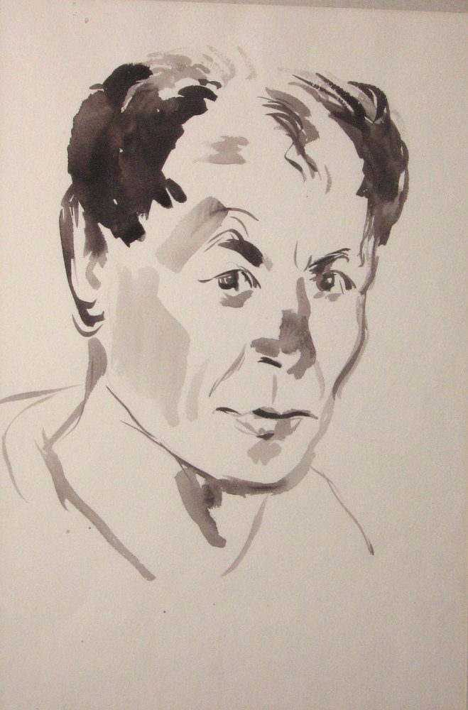 Н.В. Кузьмин Автопортрет.1930-е Бумага, акварель Н.В. Кузьмин Автопортрет.1930-е Бумага, акварель