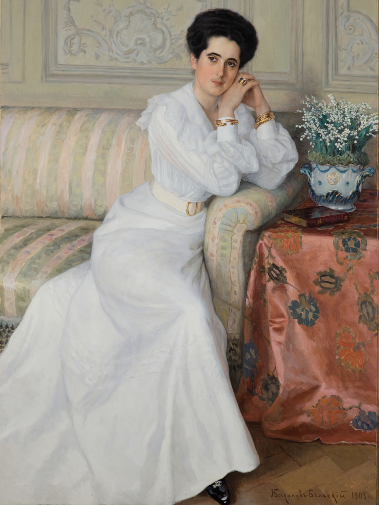Николай Богданов-Бельский. Портрет молодой княжны Горчаковой. 1903. Государственный Эрмитаж Николай Богданов-Бельский. Портрет молодой княжны Горчаковой. 1903. Государственный Эрмитаж