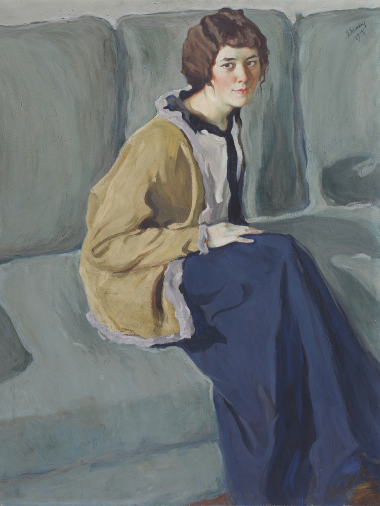 Петр Келин. Женский портрет. 1914. Пермская государственная художественная галерея Петр Келин. Женский портрет. 1914. Пермская государственная художественная галерея