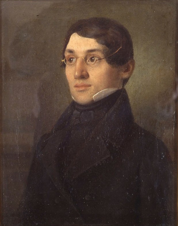 Н.И. Надеждин. Неизвестный художник. Первая половина 1830-х. Холст, масло