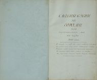 Титульный лист рукописной книги «Путешествие в Киев 1810 года. Сочинение князя Ивана Михайловича Долгорукова». Первая четверть XIX в.