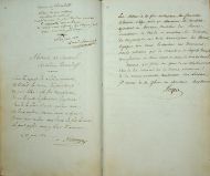 Альбом Елизаветы Демидовой. Париж. 1800-1810-е годы 8. Автограф Ш.-Ю. Мильвуа в альбоме Елизаветы Демидовой. Запись 1810 года.