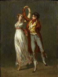 Танец. 1 четверть XIX века. Буальи Луи Лопольд (Boilly Louis Leopold). 1761-1845. Дерево, масло.