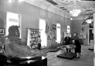Первая экспозиция Музея А.С. Пушкина на Пречистенке. 1960-е годы