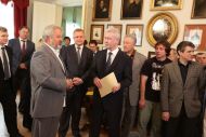 Встреча С.С. Собянина с литературной общественностью и деятелями культуры города Москвы в Музее И.С. Тургенева.