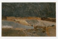 С. Жаворонков. Тень над полем. 2008. Бумага, пастель