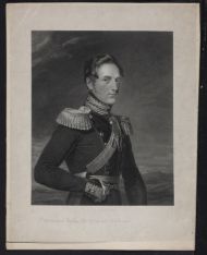 Э. Смит по оригиналу.  Дж. Доу. Портрет императора Николая I (1796-1855).  1826 (?) Офорт, резец.