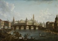 Алексеев Ф.Я. Вид Московского Кремля и Каменного моста. 1800. Холст, масло