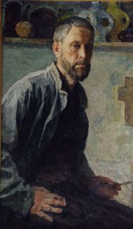 Евгений Утенков. Автопортрет. 1985. Холст, масло. Евгений Утенков. Автопортрет. 1985. Холст, масло.