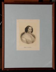 Н.х. Е.П. Ростопчина. Литография с тоном. 1840е.