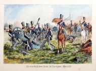 Г. Саттлер. Пруссаки в сражении при Макёрне (Данигков), 5 апреля 1813 г. 1914. Дар А.И. Боровкова.