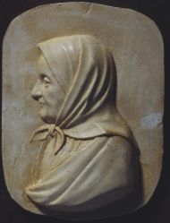 Серяков Я.П., Тихонов А.П. Медальон Яковлева Арина Родионовна. 1960. Гипс