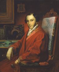 Г.И. Кадунов. Портрет князя В.В.Кочубея. 1840-50-е г. Холст, масло