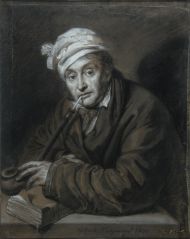 Портрет Алексея Владимировича Давыдова (1765/1768 - не ранее 1827). 1809. О. А. Кипренский.  Бумага, бумага тонированная (кремовая), карандаш итальянский, уголь, мел