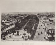 Вид Тверского бульвара в Москве. 1888 Ш. Набгольц и К, г. Москва Бумага, фототипия 