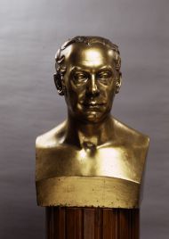 В.А. Жуковский. К. Вихман. 1833. Гипс, золочение