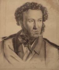 А.С. Пушкин. Г.А. Гиппиус. 1827-1828. Литография