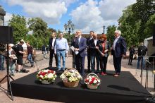 Торжественный митинг на Пушкинской площади