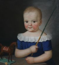 Портрет мальчика с лошадкой