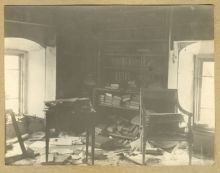 Библиотека в усадьбе Обнинских Белкино. 1927 г.