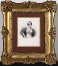 Портрет А. Каталани. У. Гритбэч с оригинала Клары Мари Поп, 1813. Гравюра резцом и пунктиром на стали. 1838.