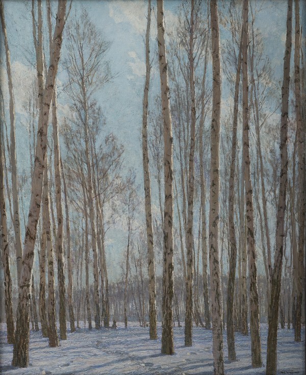 Александр Грицай. Повеяло весной. 1982. Холст, масло. Государственный музейно-выставочный центр лРОСИЗО¬ Александр Грицай. Повеяло весной. 1982. Холст, масло. Государственный музейно-выставочный центр лРОСИЗО¬