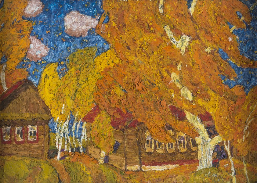Владимир Юкин. Буйный ветер. 1975. Холст, масло. Государственный музейно-выставочный центр лРОСИЗО¬ Владимир Юкин. Буйный ветер. 1975. Холст, масло. Государственный музейно-выставочный центр лРОСИЗО¬
