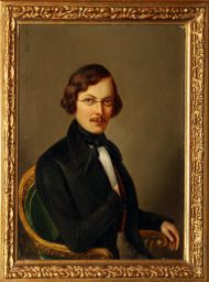 Е. Больтц. Портрет Н.В. Гоголя. 1845 г. Холст, масло. Из собрания Гос. литературного музея