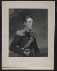 Э. Смит по оригиналу.  Дж. Доу. Портрет императора Николая I (1796-1855).  1826 (?) Офорт, резец.