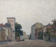 А. Жабский. Утро в Москве