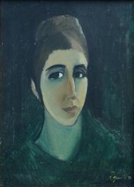 Галина Чистякова-Горевая. Автопортрет. 1980. Холст, масло.