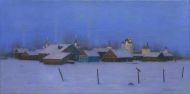 И.Улумбеков. Ростов. Вороны.2013 г. Холст, масло.