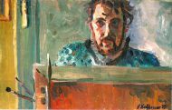 А. Добрягин. Автопортрет. 1972 г. Холст, масло.