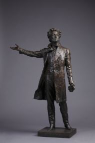 Аникушин М.К. (1917 - 1997) А.С. Пушкин. 1950-е. Бронза Аникушин М.К. (1917 - 1997) А.С. Пушкин. 1950-е. Бронза