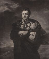 Г.Э. Доу по оригиналу Дж. Доу Портрет графа М.С. Воронцова. 1823 Бумага, меццо-тинто, офорт